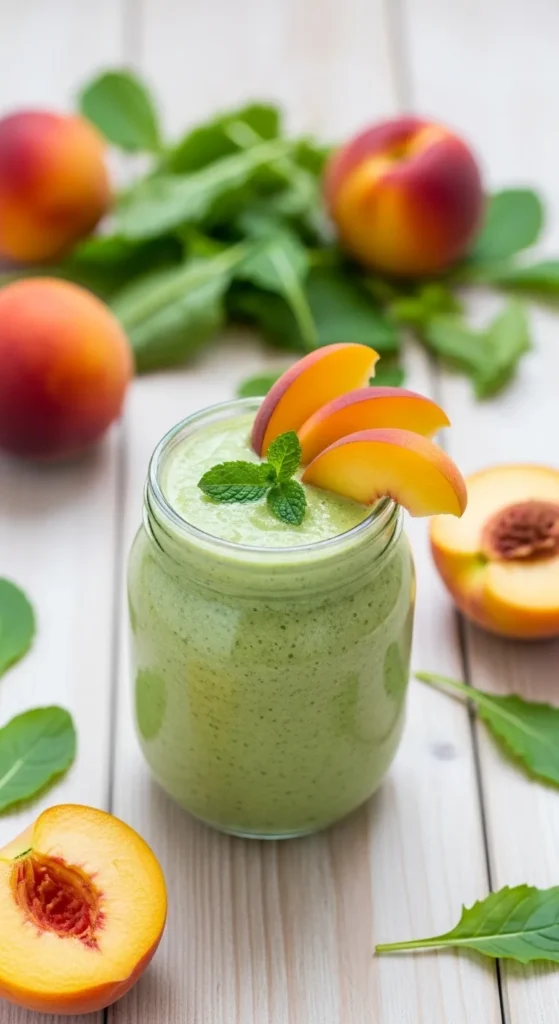 Peachy Green Smoothie