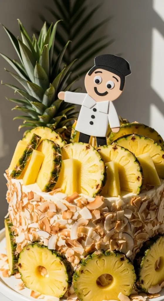 Pineapple Coconut Celebration Cake