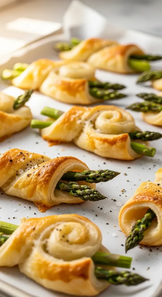 Puff Pastry Asparagus Twists