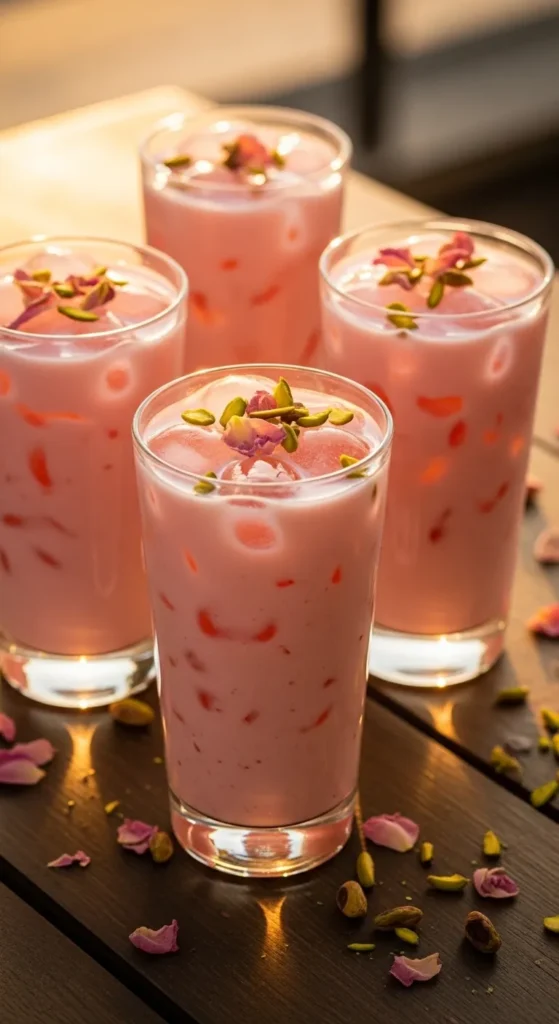 Rooh Afza Milk Drink