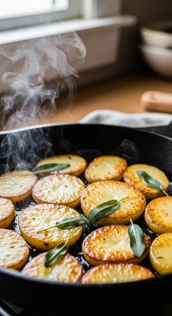 Sage Butter Pan-Fried Potatoes