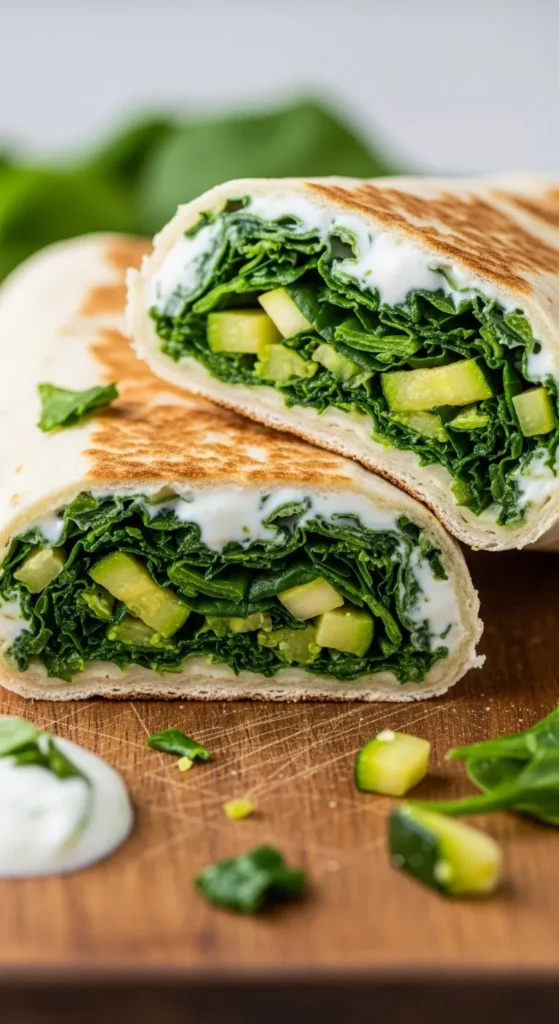 Simple Green Veg Wrap