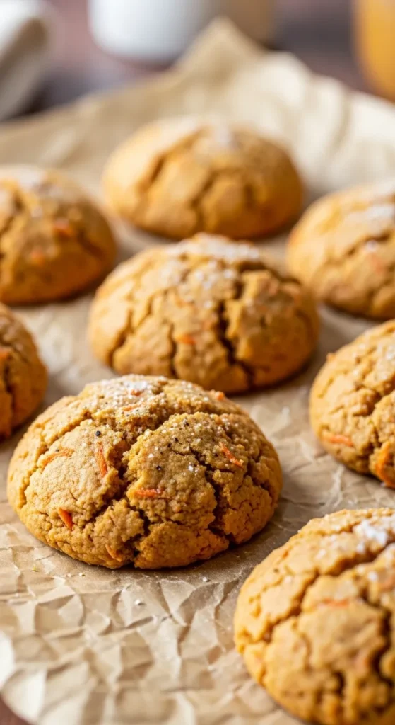 Soft Carrot Cake Cookies