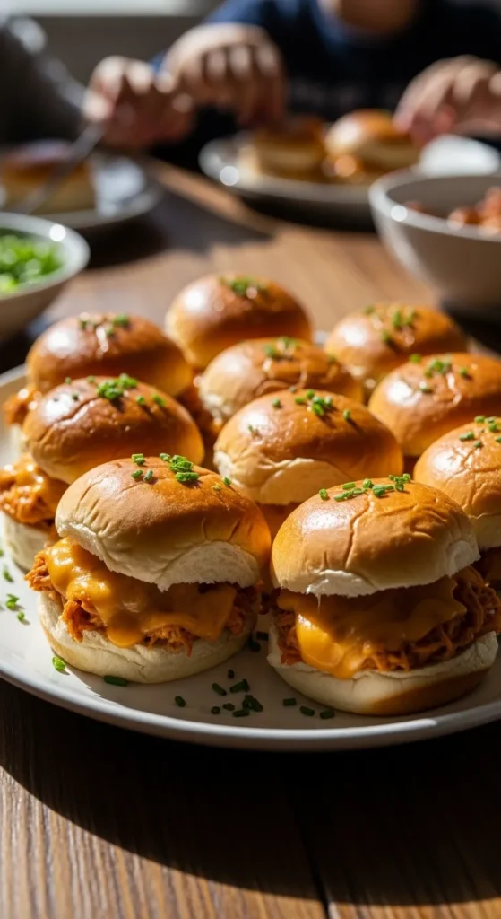 Soft Chicken and Cheese Sliders