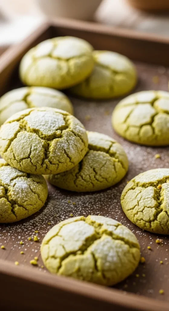 Soft Pistachio Cookies