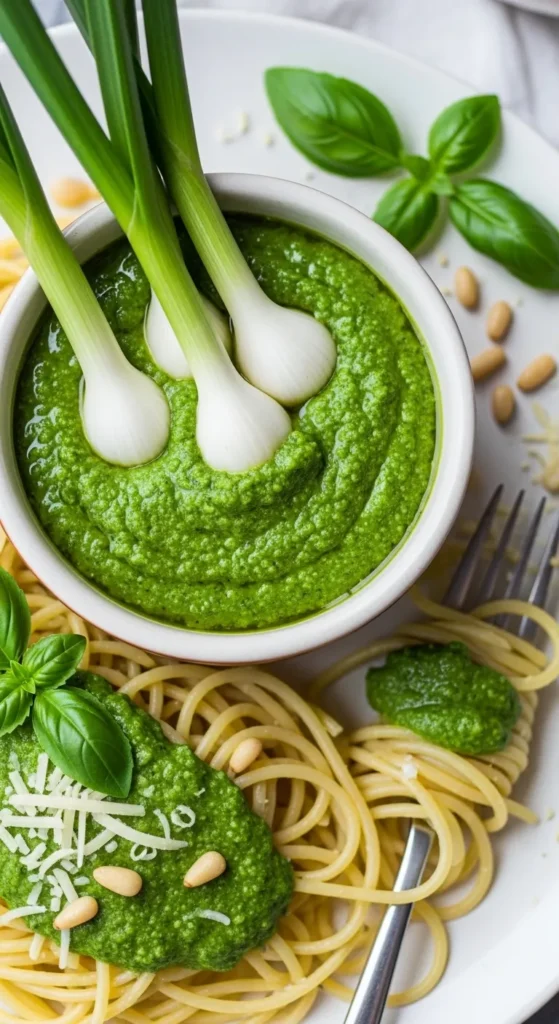 Spring Garlic Pesto