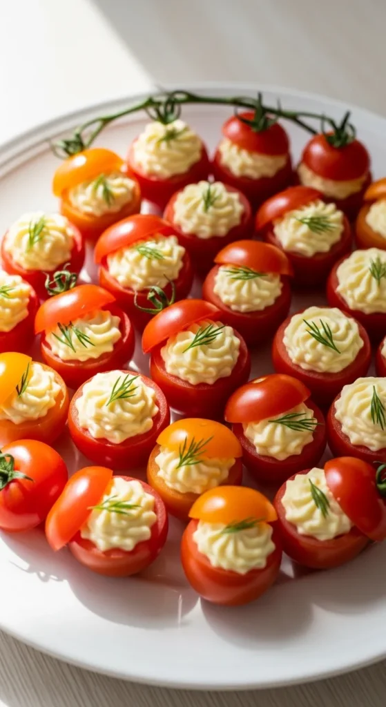 Stuffed Cherry Tomatoes