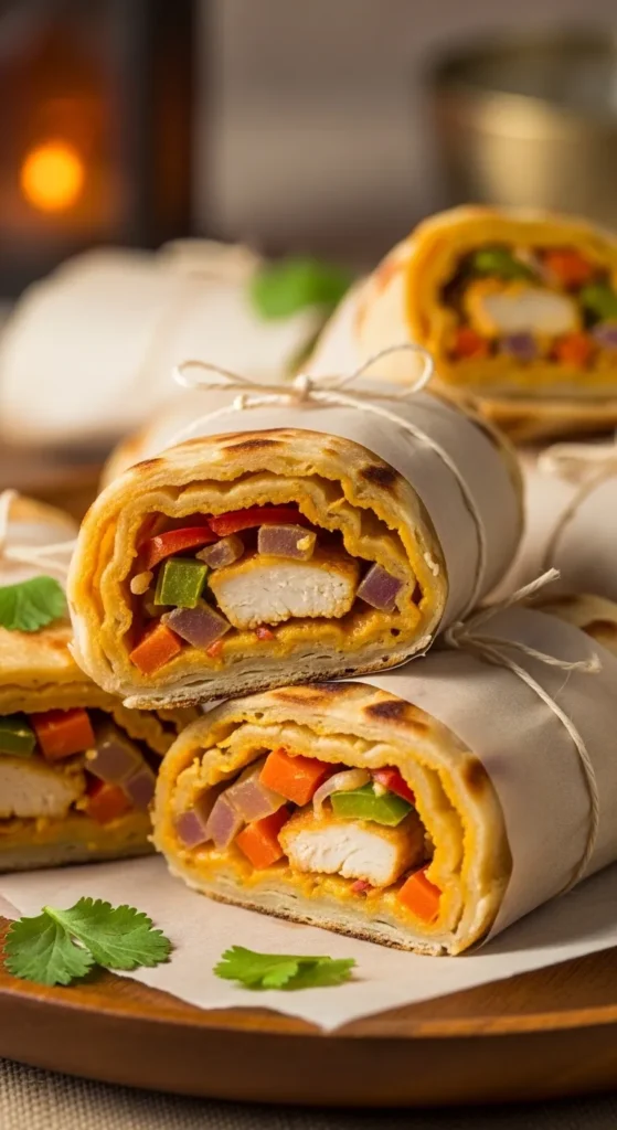 Stuffed Paratha Rolls
