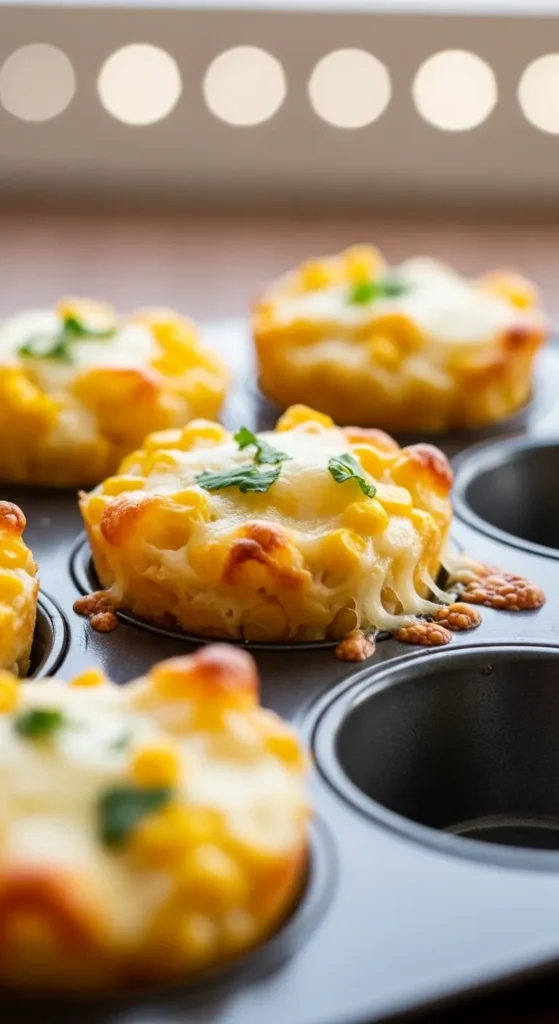 Sweet Corn and Cheese Cups