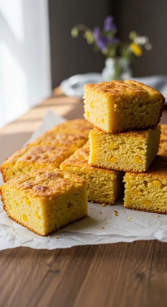 Sweet Cornbread Squares