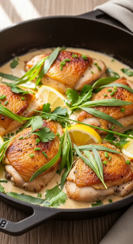 Tarragon Chicken Skillet