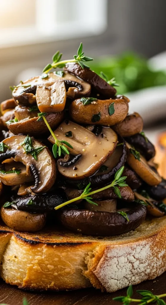 Thyme Mushroom Toast