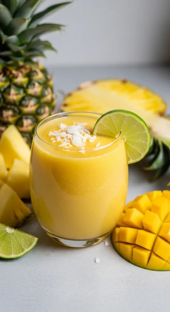 Tropical Mango Pineapple Smoothie