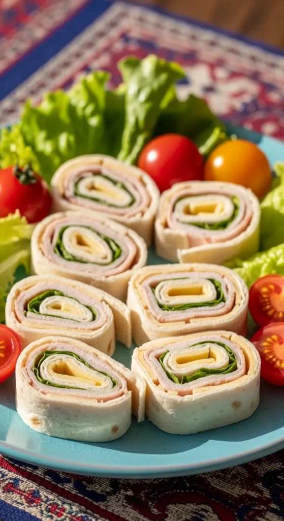 Turkey and Cheese Roll Ups