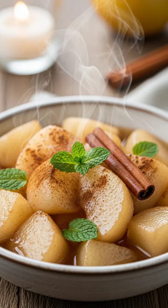 Warm Cinnamon Pear Compote