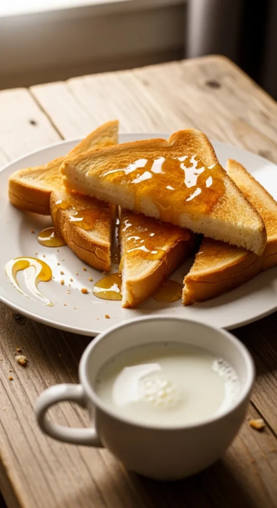 Warm Milk & Honey Toast