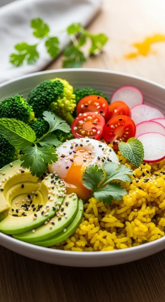 Warm Turmeric Rice Bowl