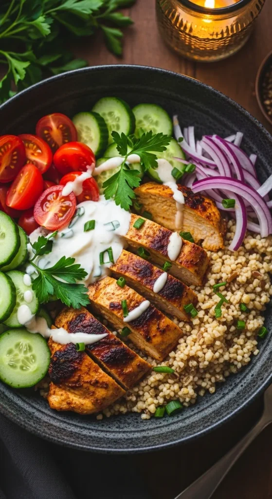 Whole Wheat Chicken Shawarma Bowl