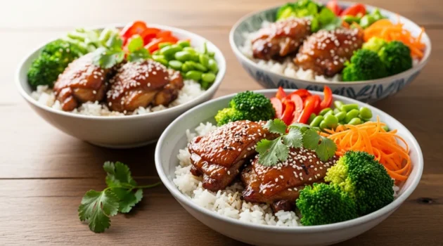 21 Trendy Chicken Thigh Recipes for Rice Bowls That Make Dinner Easy