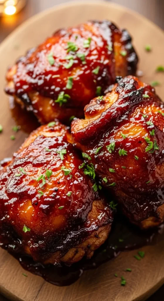BBQ-Style Baked Chicken Thighs