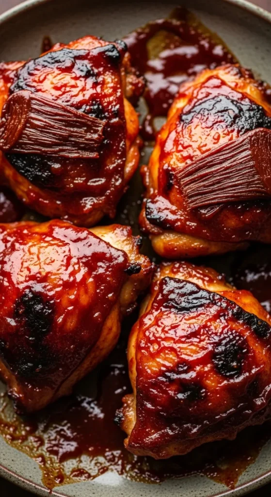BBQ-Style Oven Chicken Thighs