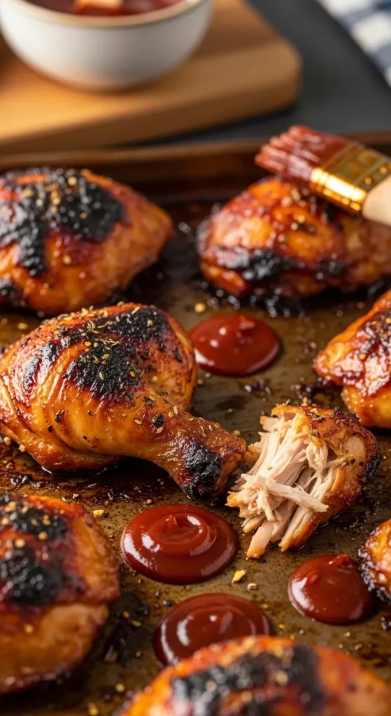BBQ-Style Oven Chicken Thighs