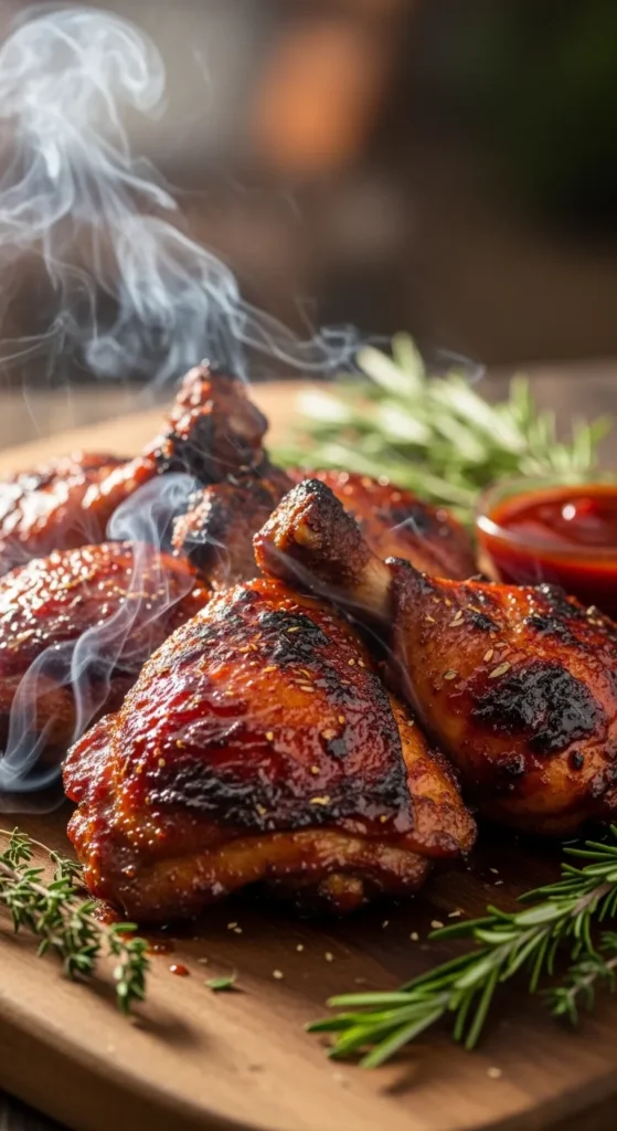 Baked BBQ Chicken Thighs