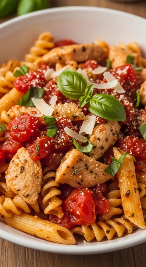Baked Chicken and Pasta Boxes