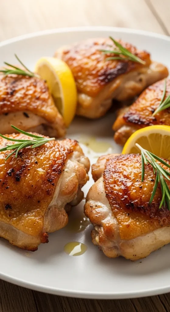 Basic Pan-Seared Chicken Thighs