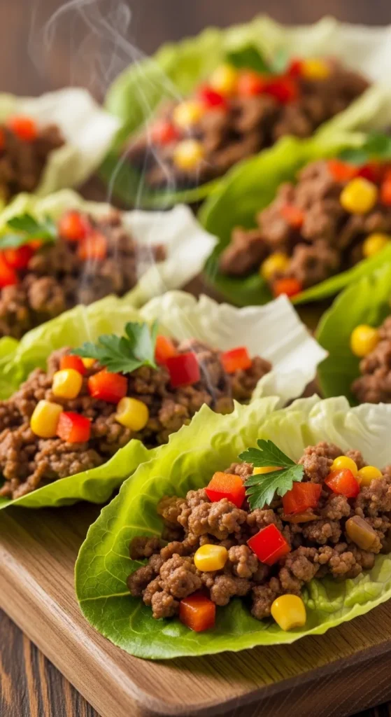 Beef Lettuce Wraps