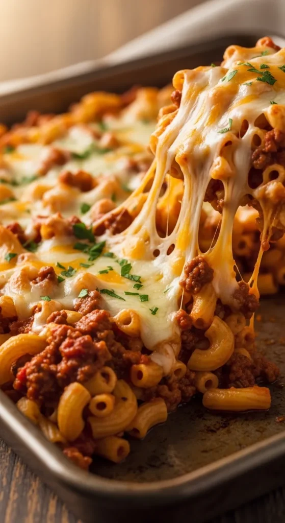 Beef Macaroni Tomato Bake