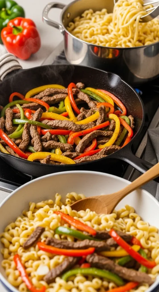Beef Pepper Pasta