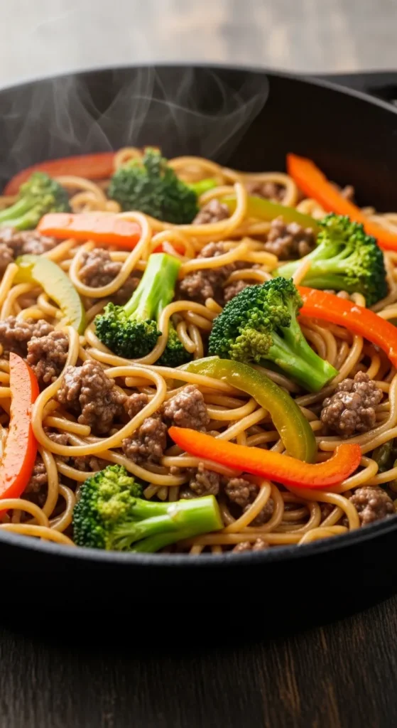Beef Stir-Fry with Noodles