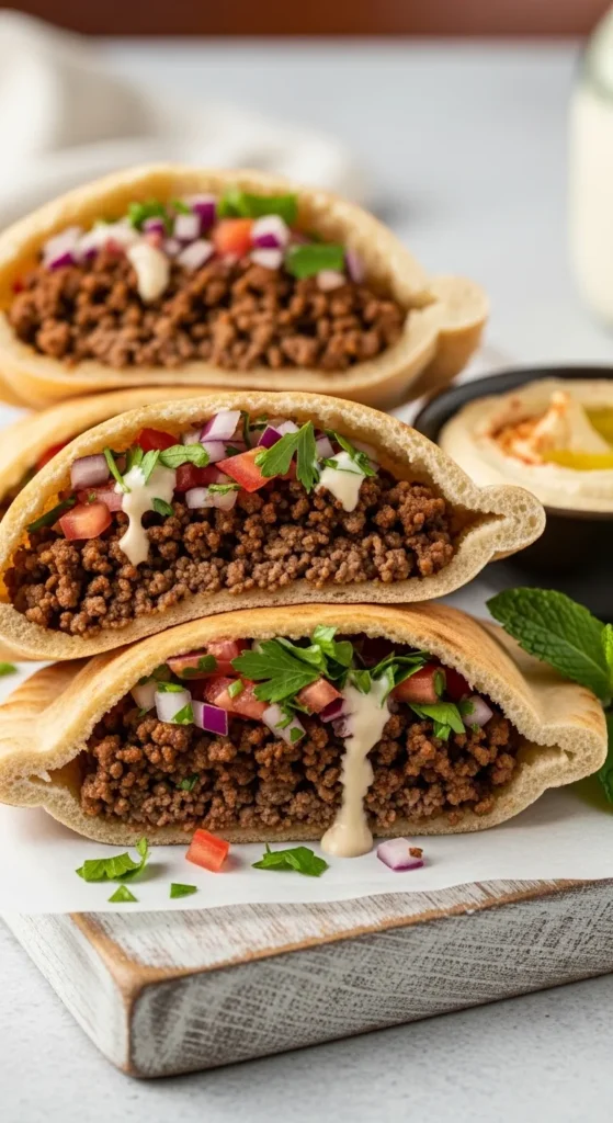 Beef Stuffed Pita Pockets
