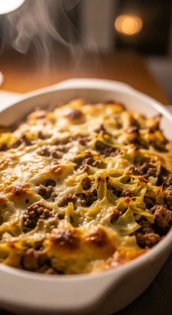 Beef and Cabbage Bake