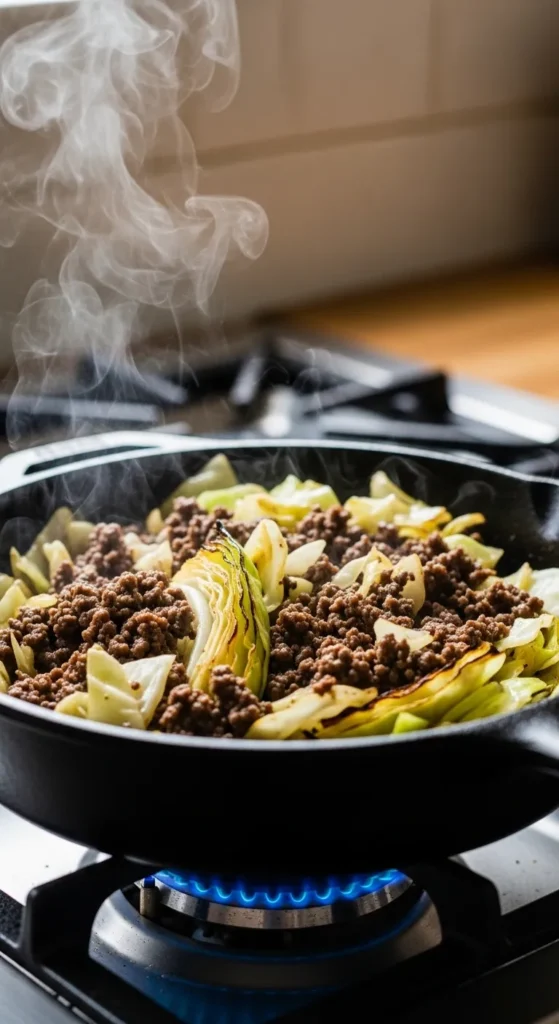 Beef and Cabbage Stir-Fry