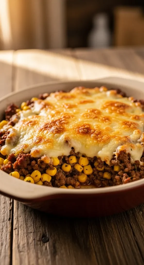 Beef and Corn Bake