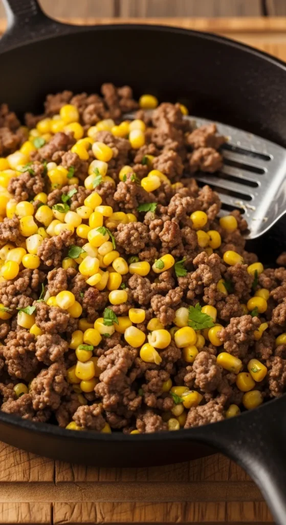Beef and Corn Mix