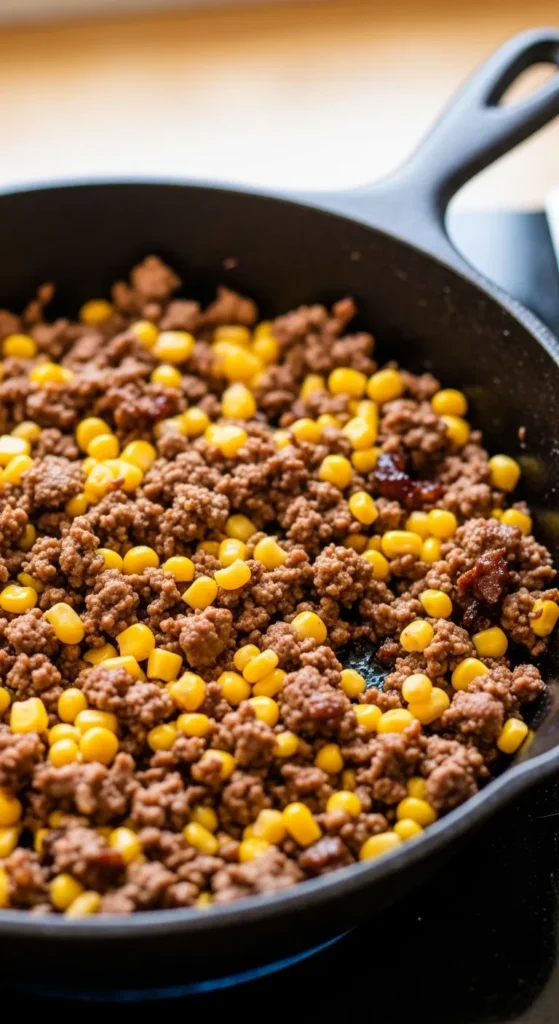 Beef and Corn Skillet