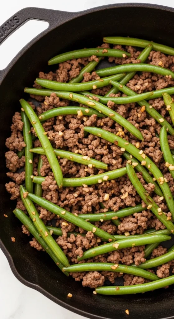  Beef and Green Bean Skillet