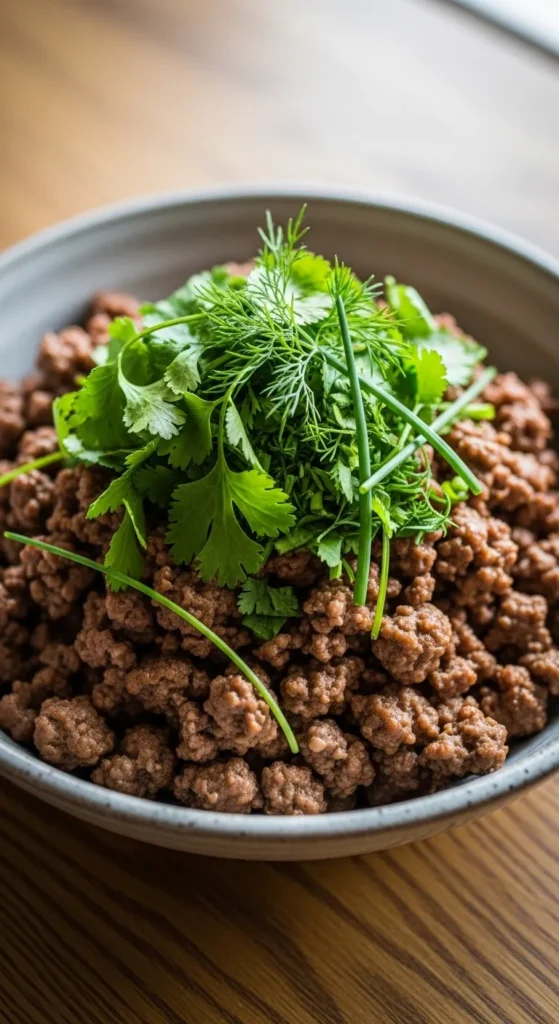 Beef and Herb Bowl