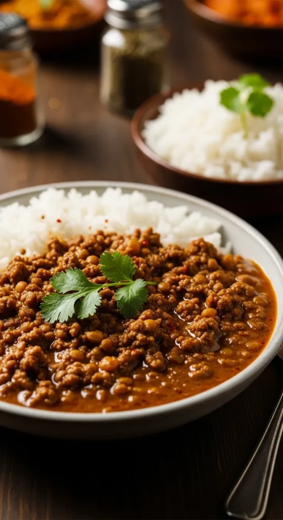 Beef and Lentil Curry