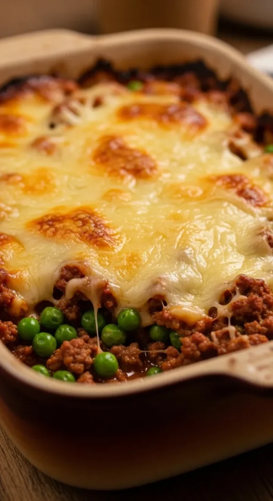Beef and Pea Bake