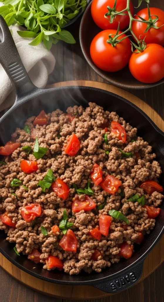 Beef and Tomato Skillet