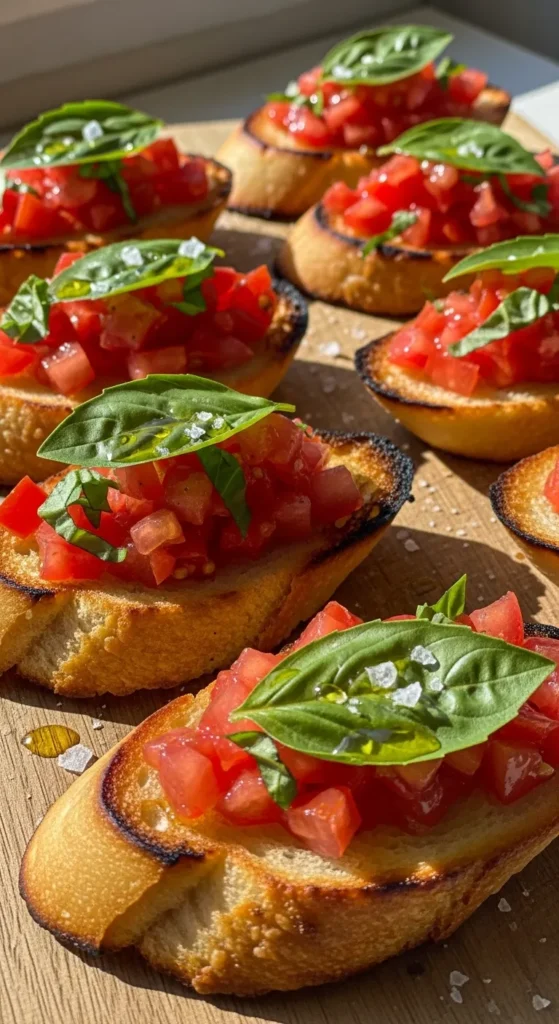 Bruschetta with Tomato and Basil