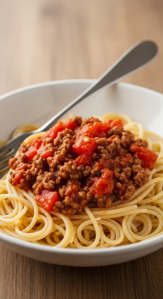  Budget-Friendly Spaghetti with Meat Sauce