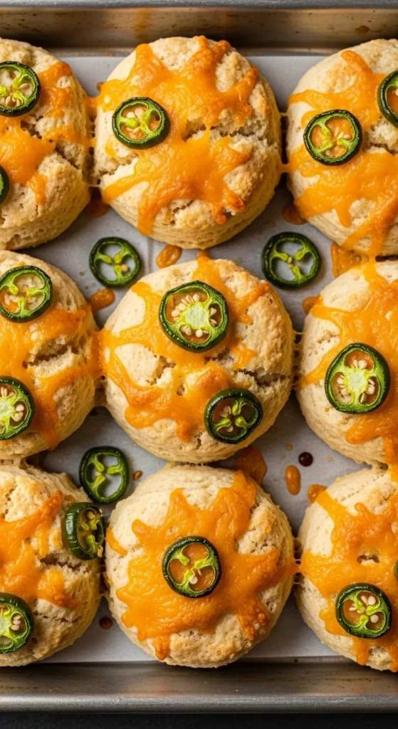 Cheddar and Jalapeño Biscuits