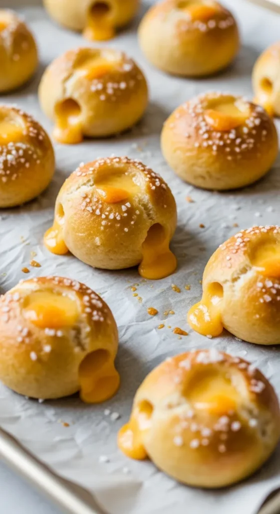 Cheese-Stuffed Mini Pretzels