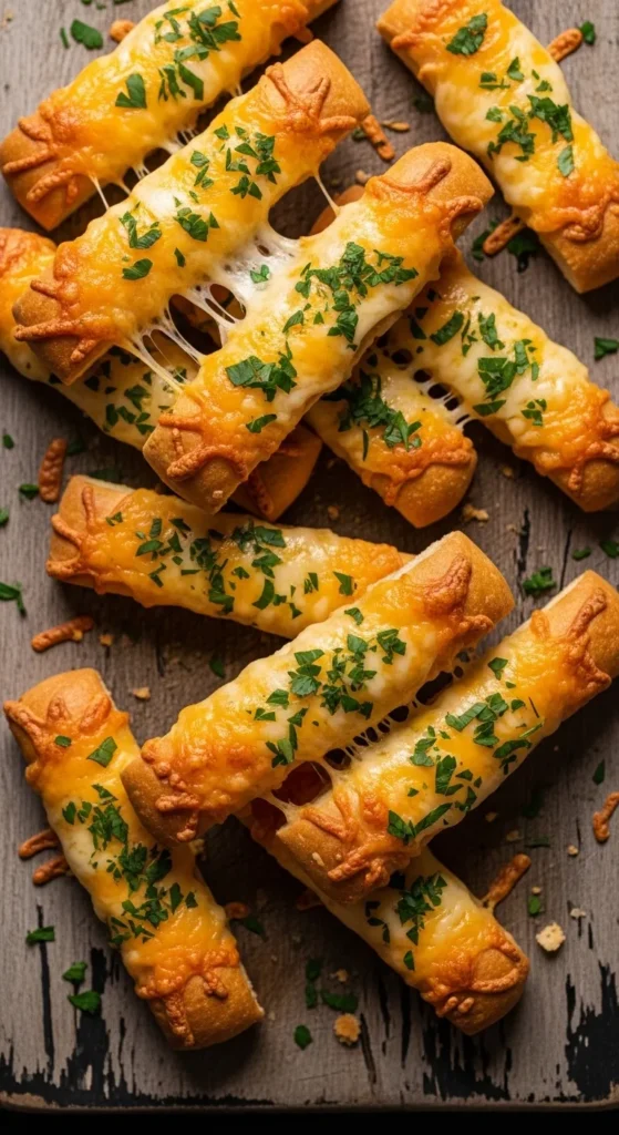 Cheesy Garlic Breadsticks