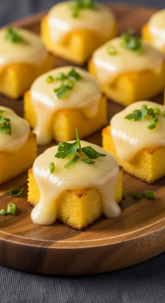 Cheesy Polenta Bites